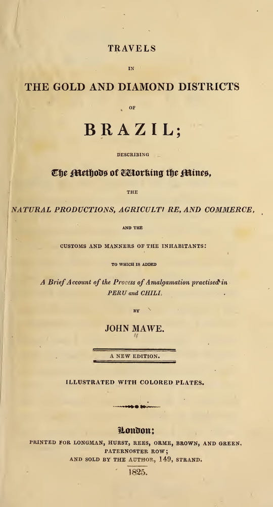 Library of Congress - Travels in the Gold and Diamond Districts of Brazil