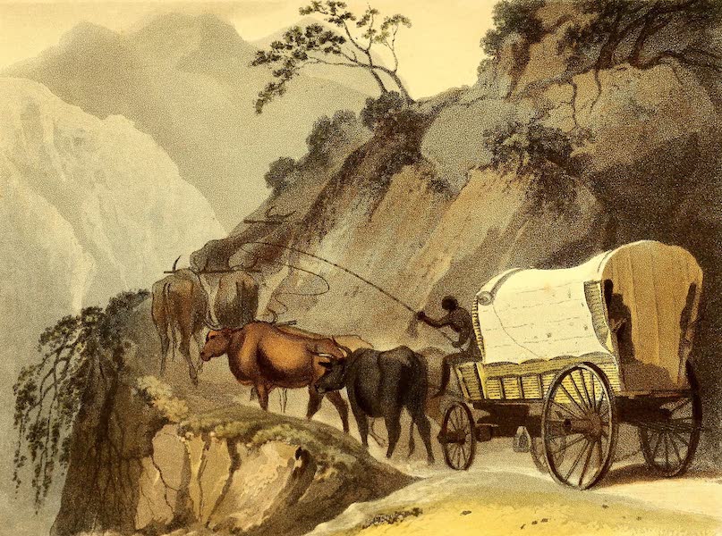 Travels into the Interior of Southern Africa Vol. 1 - Passing a Kloof (1806)