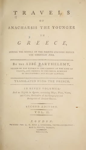 Duke University - Travels of Anacharsis the Younger in Greece Vol. 2