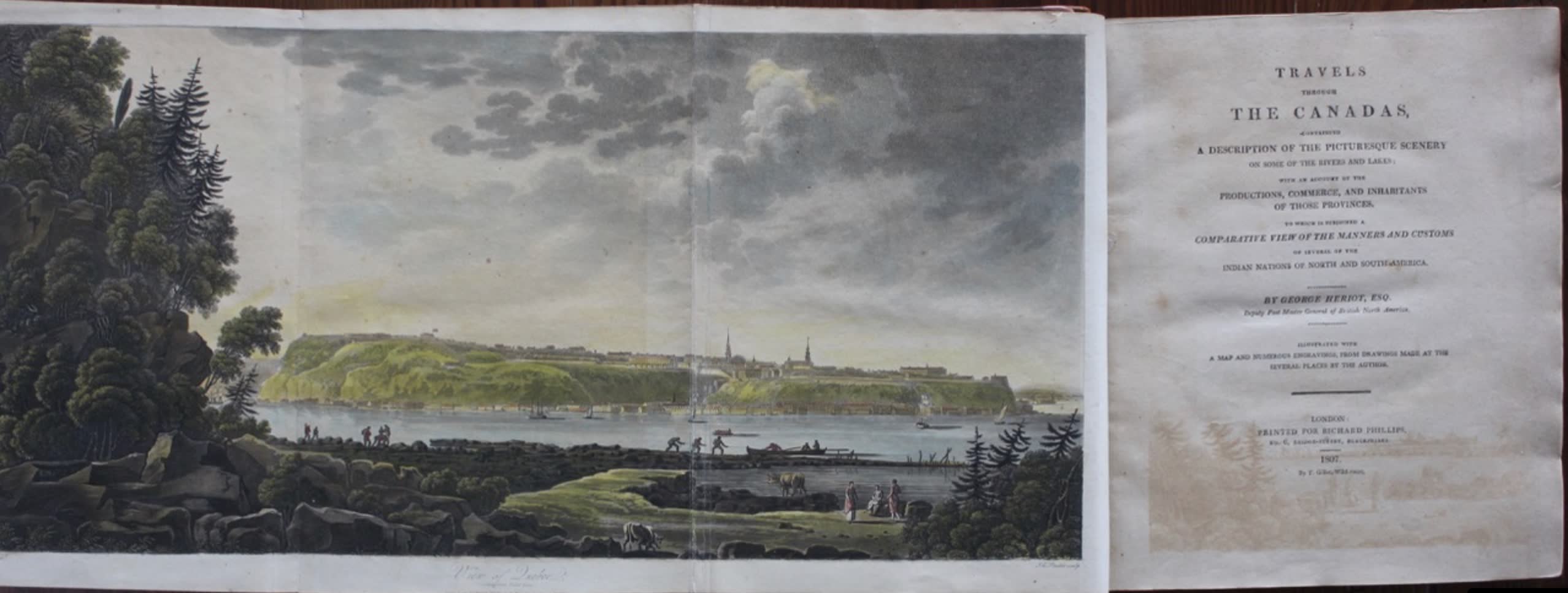 Travels Through the Canadas - Display [I] (1807)