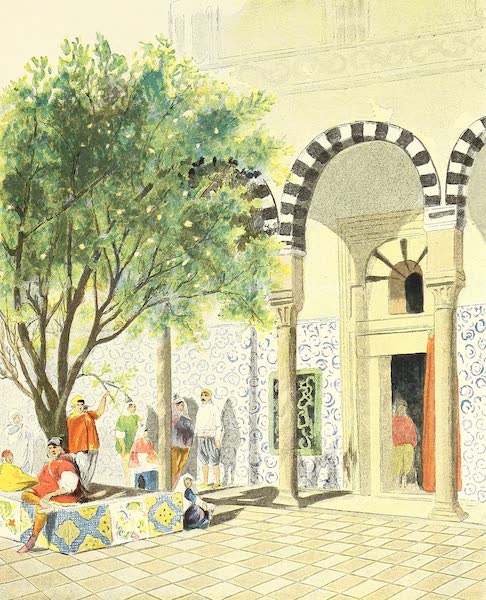 Intérieur de maison israélite, à Tunis