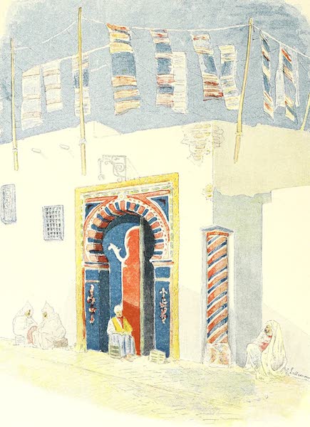 Tunis et ses Environs - Entrée du hammam de la rue des Teinturiers (1892)