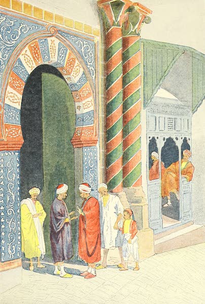 Tunis et ses Environs - Entrée du hammam de la rue des Libraires (1892)