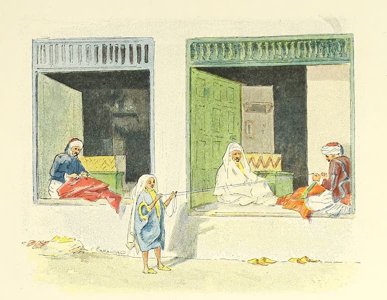 Tunis et ses Environs - Souk des brodeurs - Branzia (1892)