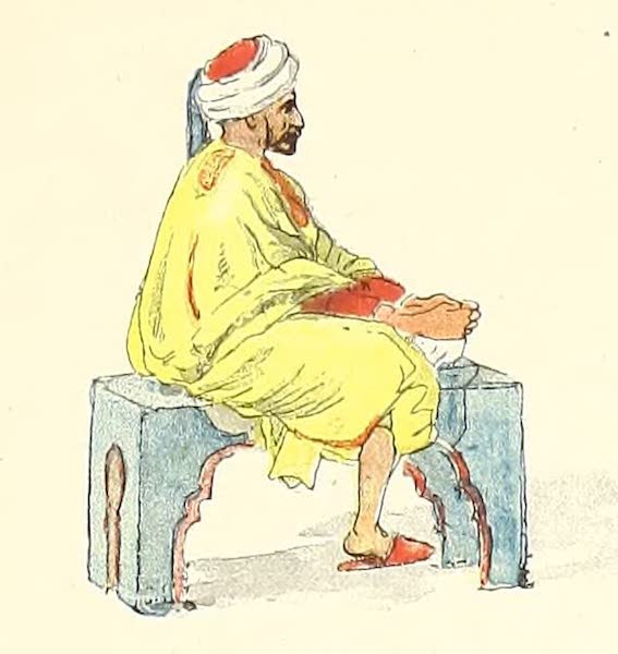 Tunis et ses Environs - Marchand d'étoffes (1892)