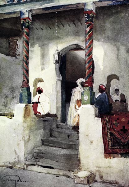 Tunis, Kairouan & Carthage - Entrance to the Cafe des Marabouts, Tunis (1908)
