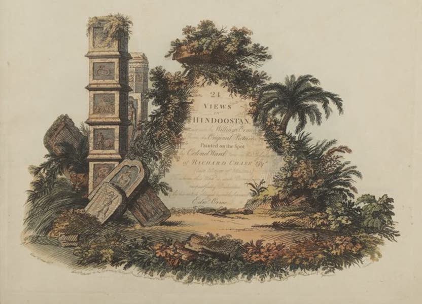 24 Views in Indostan by William Orme - Title Page (1802)
