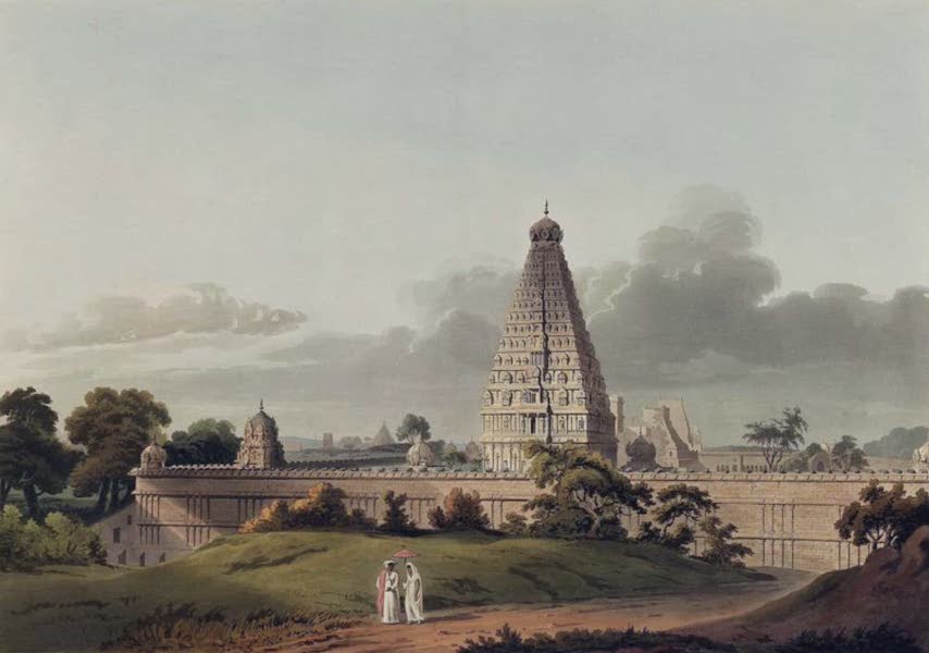 Twenty-Four Views Taken in St. Helena, the Cape, India, Ceylon, Abyssinia, and Egypt - Pagoda at Tanjore (1809)