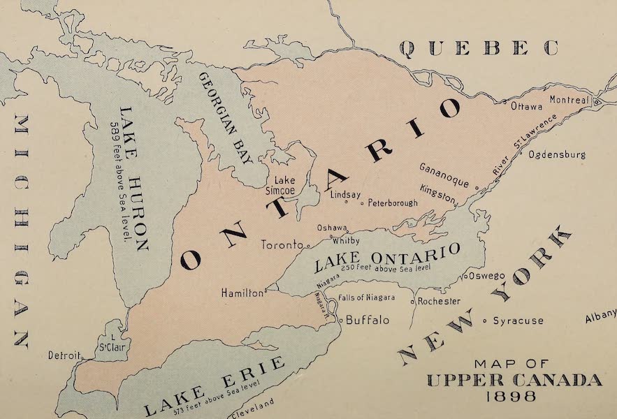 Upper Canada Sketches - Map of Upper Canada - 1898 (1898)