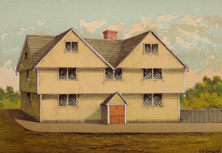 Upper Canada Sketches - Roger Conant's House, Salem, Mass., 1628. First Governor of Mass. Bay Colony (1898)