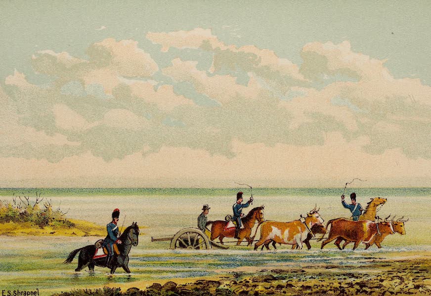 Upper Canada Sketches - Hauling Cannon, War of 1812 (1898)