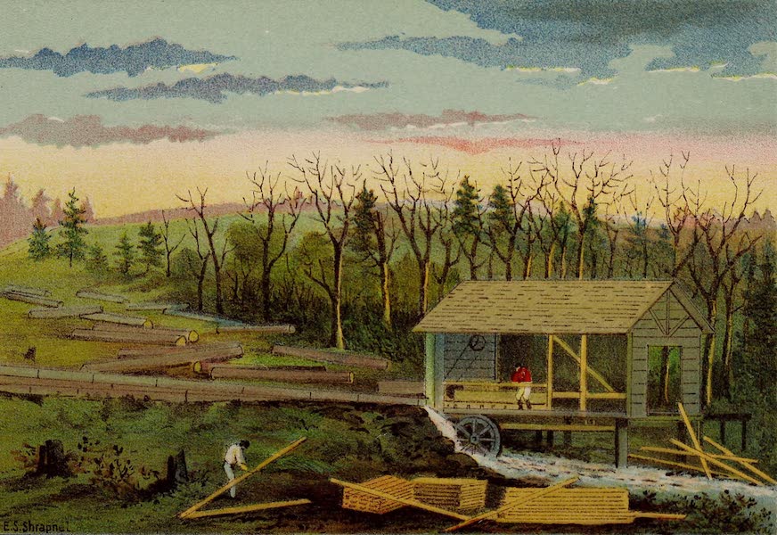 Upper Canada Sketches - Daniel Conants Lumber Mill (1898)