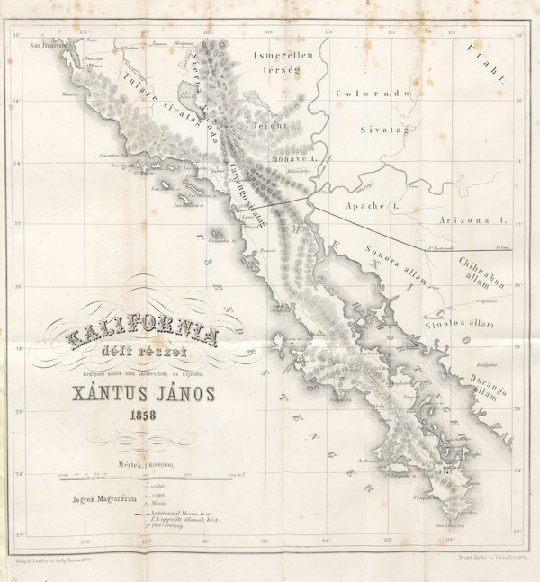 Utazas Kalifornia deli Reszeiben - Kalifornia Deli Reszet - 1858 (1860)