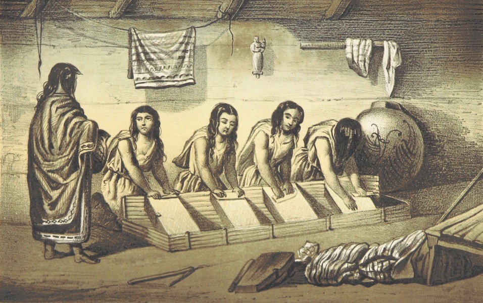 Utazas Kalifornia deli Reszeiben - Tejoni indiannok tengerit orlenek (1860)