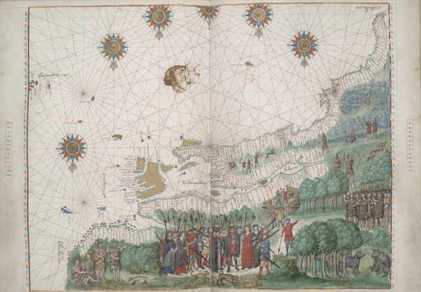 Vallard Atlas - North America, East Coast (1547)