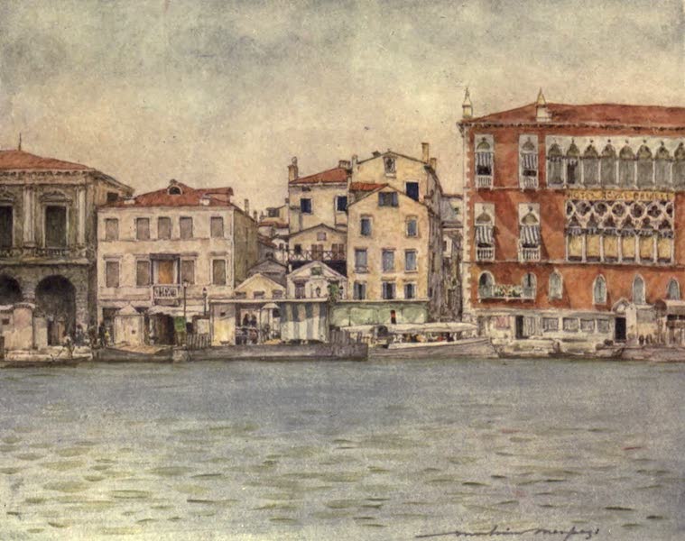 Venice, by Mortimer Menpes - Palazzo Danieli (1904)