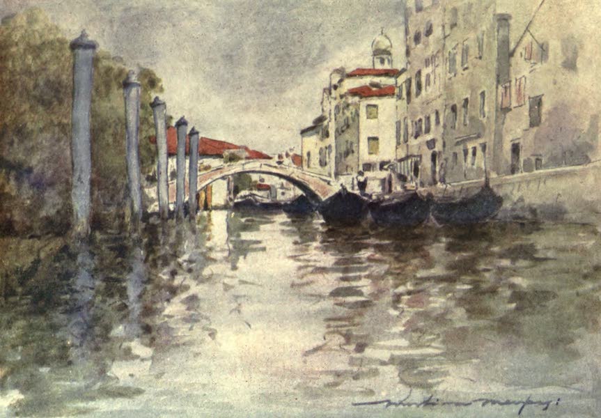 Venice, by Mortimer Menpes - Timber Boats from the Shores of the Adriatic (1904)