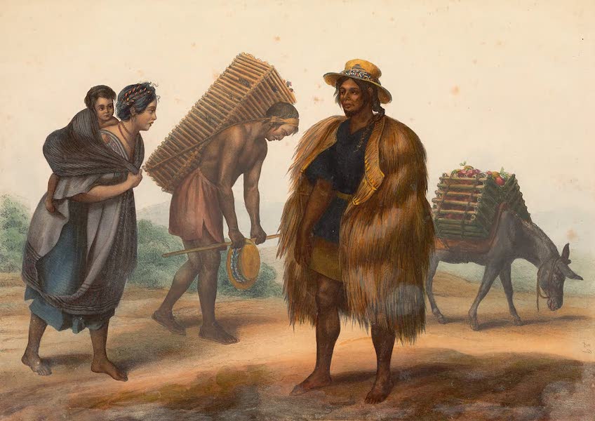 Viaje Pintoresco y Arqueolojico de la Republica Mejicana - [Untitled View of Mexican workers] (1840)