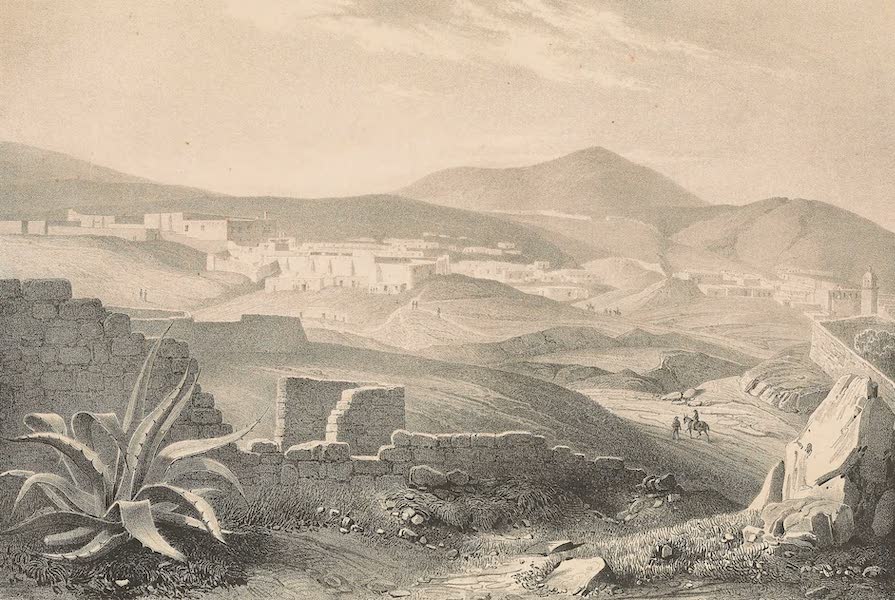 Viaje Pintoresco y Arqueolojico de la Republica Mejicana - Vista de la Mina de Veta Grande cerca de Zacatecas (1840)