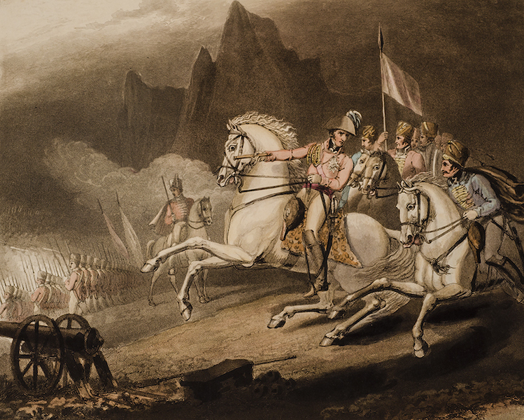 Battle of the Pyrannees in 1813.