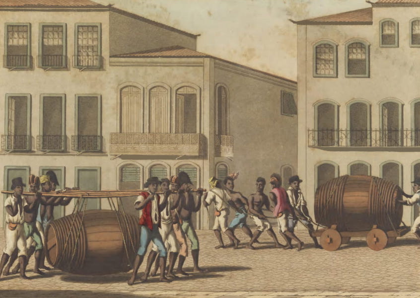 Views and Costumes of the City and Neighbourhood of Rio de Janeiro - Pretos de Ganho (1822)