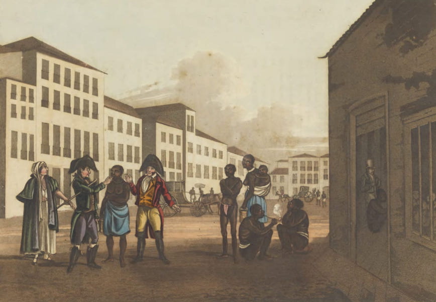 Views and Costumes of the City and Neighbourhood of Rio de Janeiro - The Slave Market (1822)