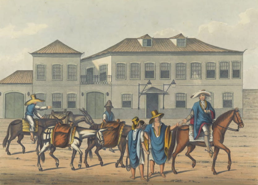 Views and Costumes of the City and Neighbourhood of Rio de Janeiro - Troperos or Muleteers (1822)