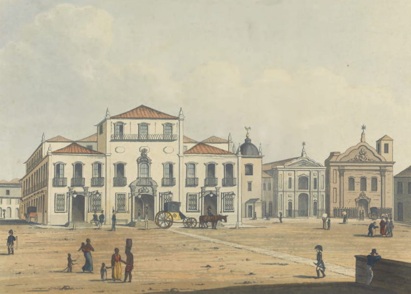 Views and Costumes of the City and Neighbourhood of Rio de Janeiro - The Palace (1822)