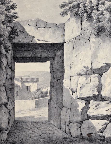 Interior of the Great Gate at Alatrium