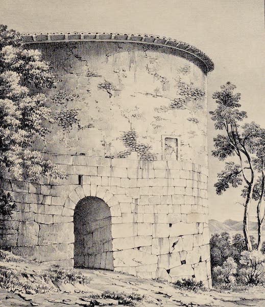 Views and descriptions of Cyclopian, or, Pelasgic remains - Another Gate at Ferentinum (1834)