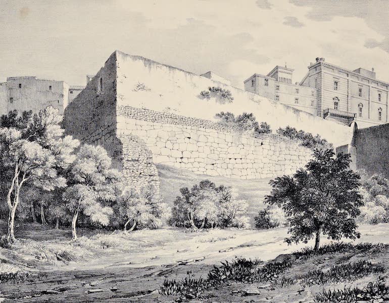 Views and descriptions of Cyclopian, or, Pelasgic remains - Walls of Terracina [II] (1834)