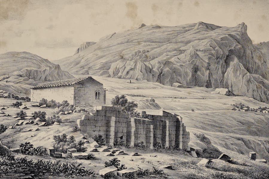 Views and descriptions of Cyclopian, or, Pelasgic remains - View at Delphi (1834)