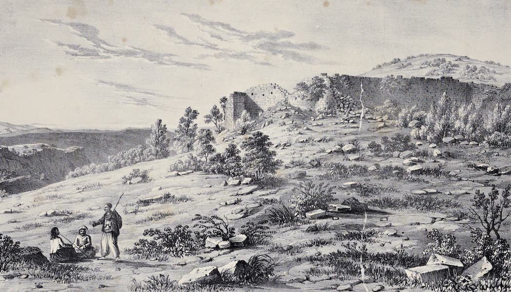 Views and descriptions of Cyclopian, or, Pelasgic remains - Castle of Phyle in Attica (1834)