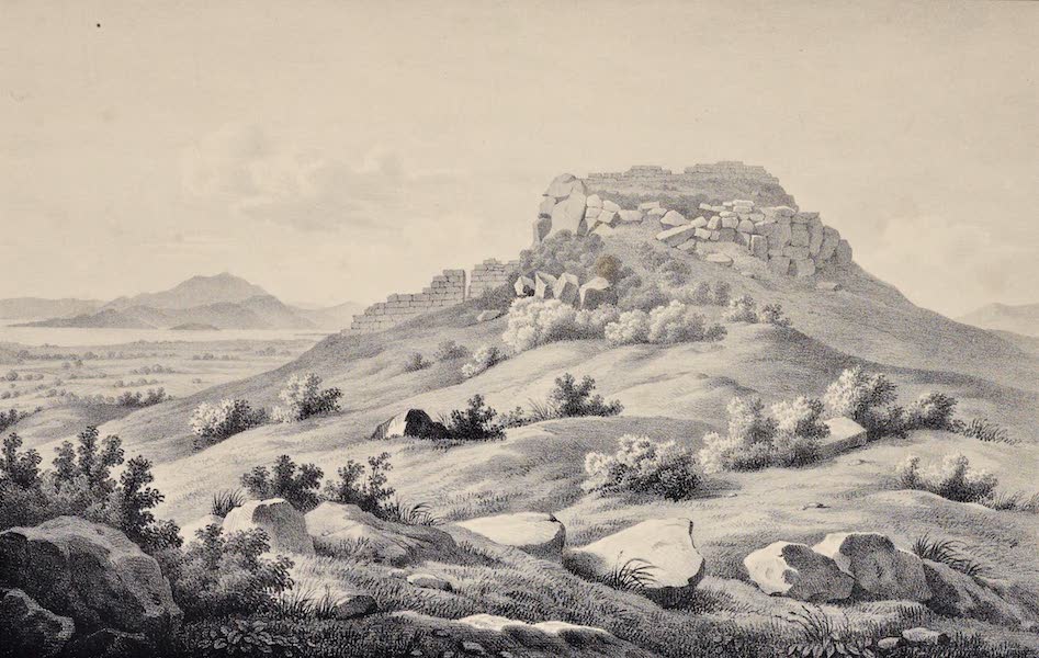 Views and descriptions of Cyclopian, or, Pelasgic remains - Ruins of an Ancient City now called Aias near the Gulf of Pagasai in Thessaly (1834)