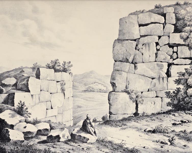 Interior of the Great Gate at Norba