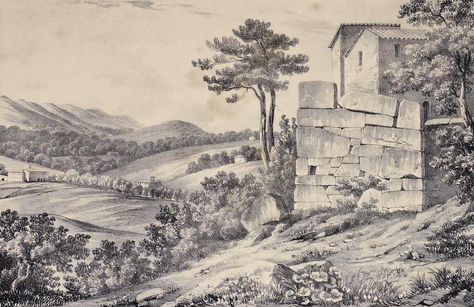 Views and descriptions of Cyclopian, or, Pelasgic remains - Walls of Signia (1834)