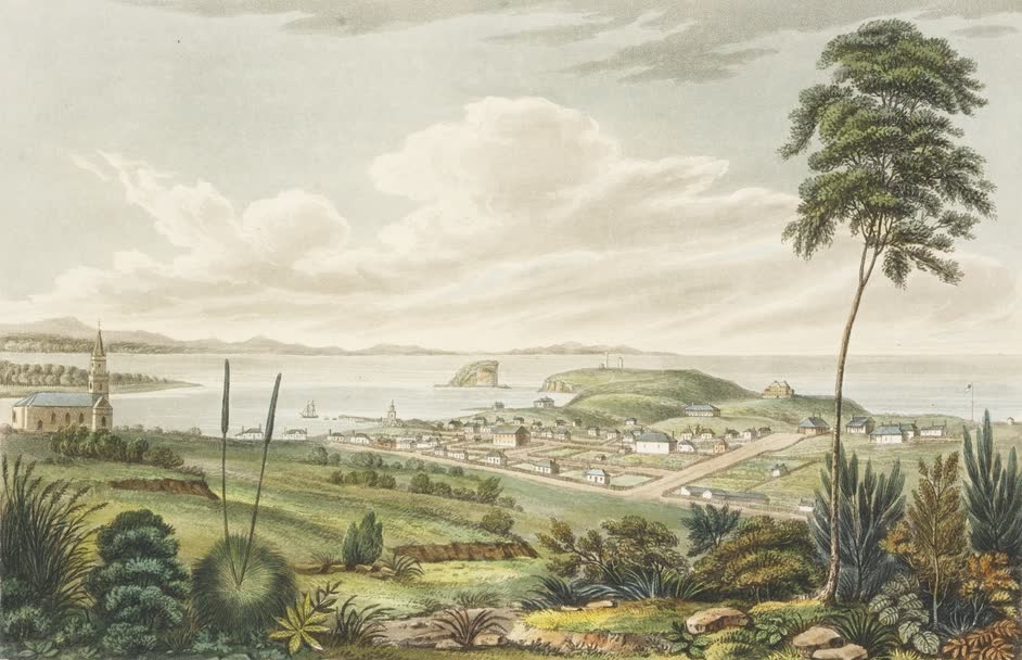 Views in Australia or New South Wales - Newcastle, New South Wales (1825)