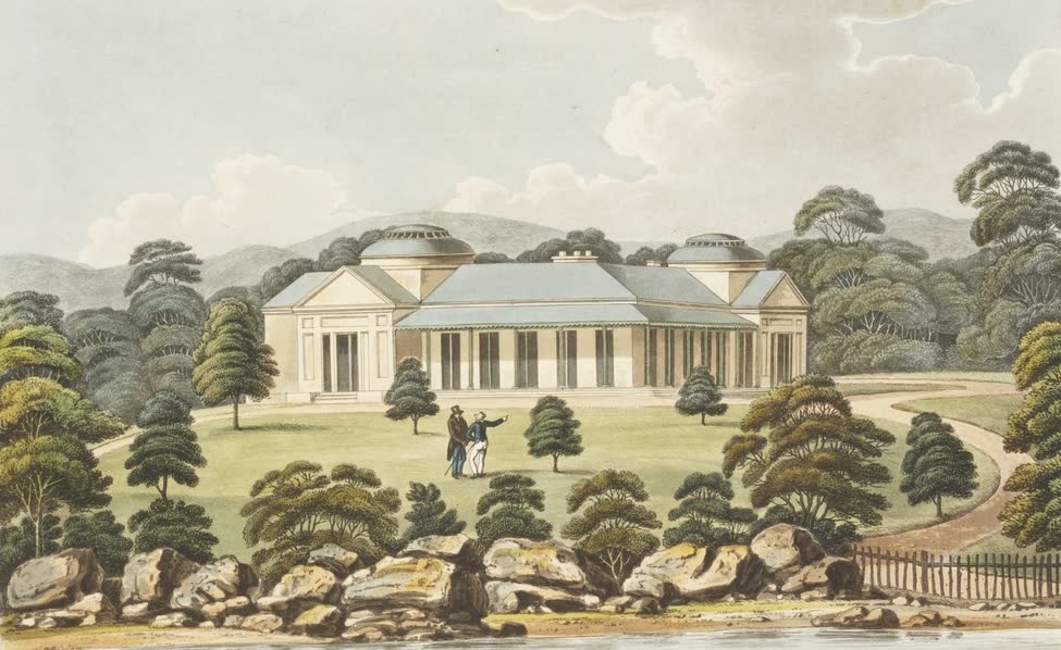 Views in Australia or New South Wales - View of Captain Piper's Naval Villa (1825)