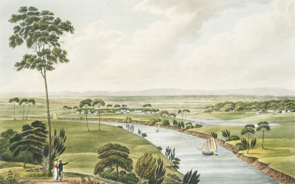 Views in Australia or New South Wales - View of Wilberforce (1825)