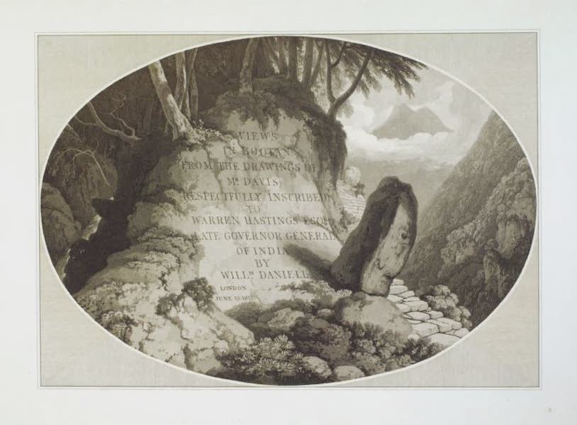 Views in Bootan - Title Page (1813)