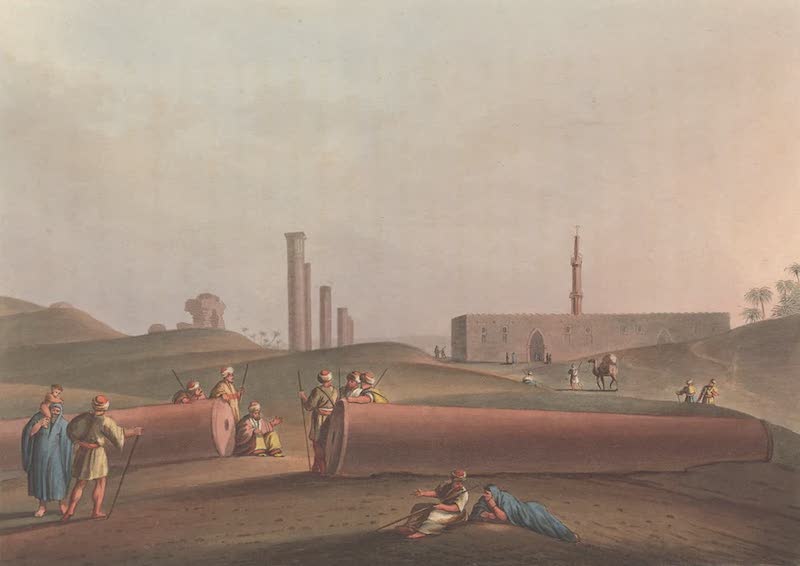 Views in Egypt - Ruins of the Gymnasium, near the Canopic Gate of Alexandria (1801)