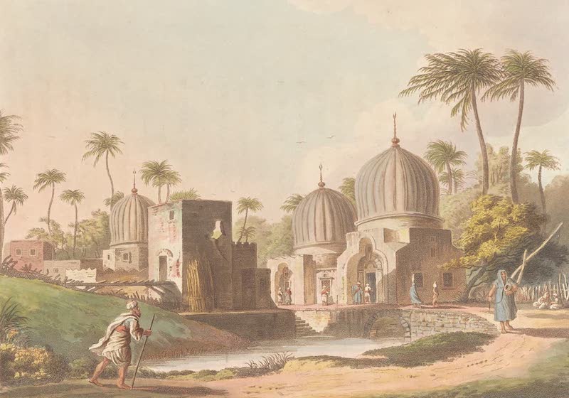 Views in Egypt - Sepulchres of Arabian Saints, near Rosetta (1801)