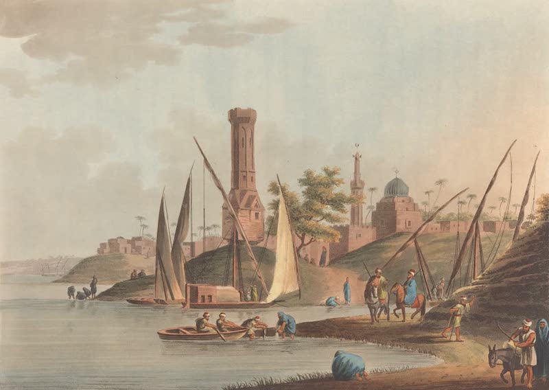 Views in Egypt - The City of Menouf (1801)