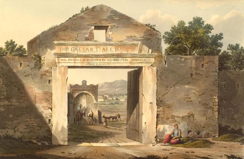 Views in Greece - Entrance to Athens (1821)