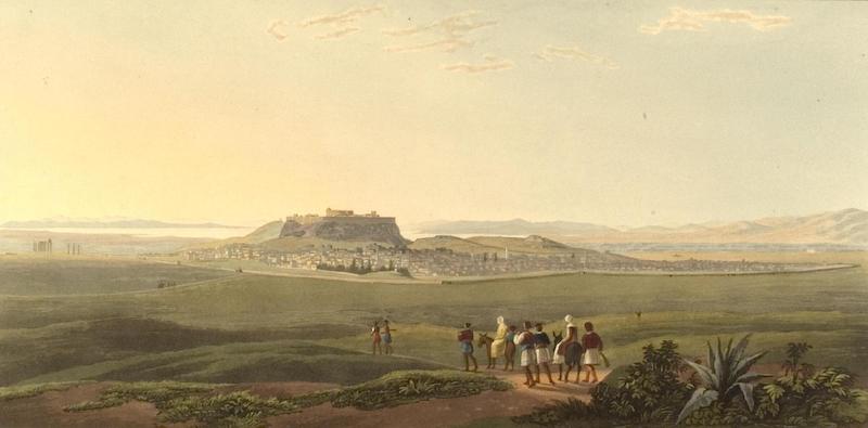 Views in Greece - Athens from the Foot of Mount Anchesmus (1821)
