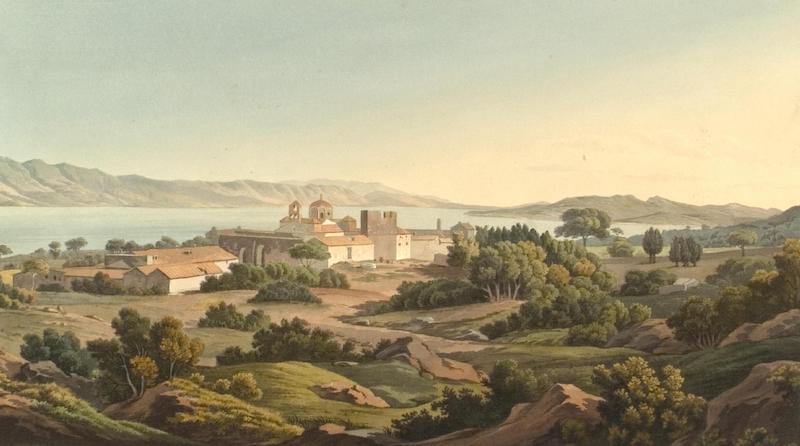 Views in Greece - Monastery of Phaineromene (1821)