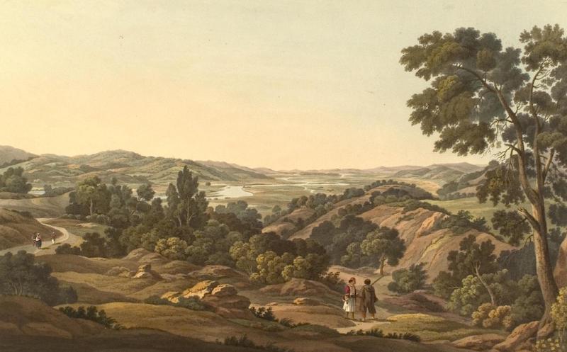 Views in Greece - Plain of Olympia (1821)