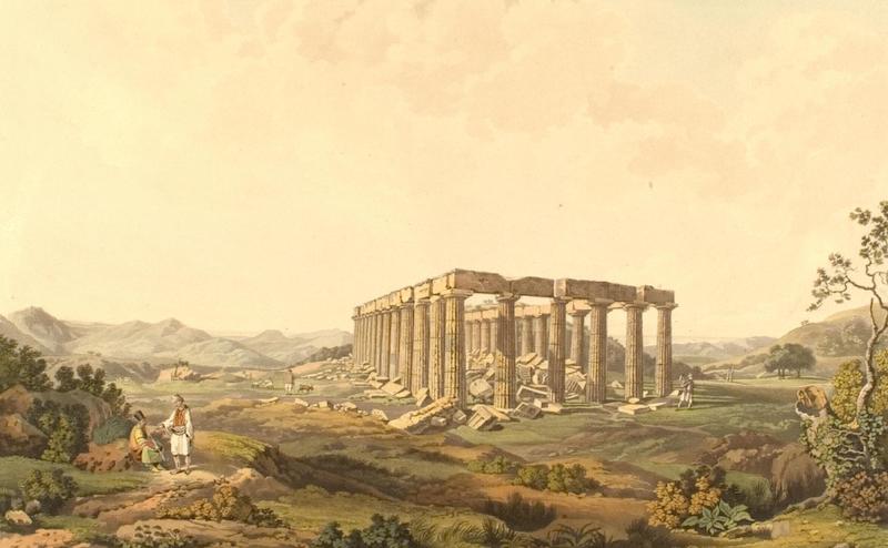 Views in Greece - Temple of Apollo Epicurius (1821)
