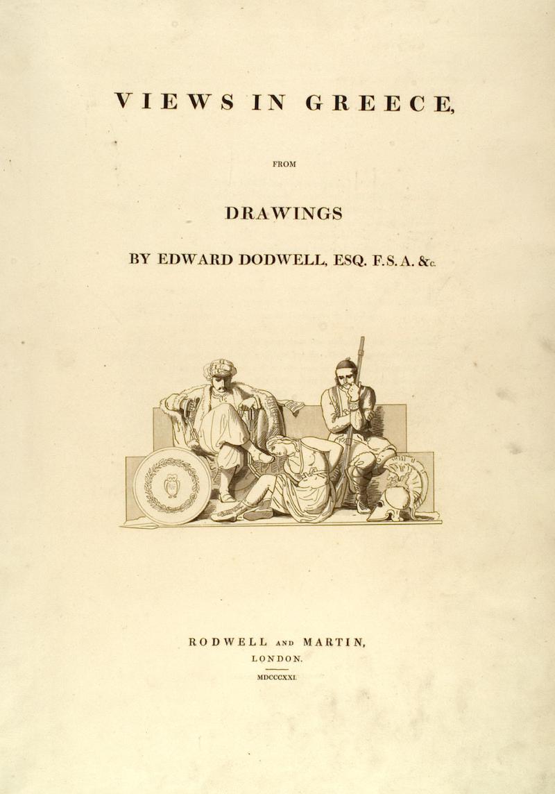 Views in Greece - Title Page (1821)