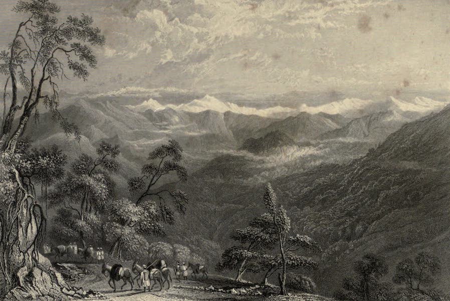 Views in India, chiefly among the Himalaya Mountains - The Snowy Range, from Landour (1836)